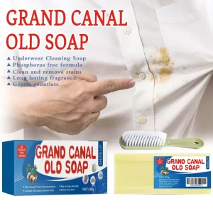 100% Natural High Efficiency Stain Remover Underwear Clothes Deep Cleaning Grand Canal Old Washing Laundry Soap Bar