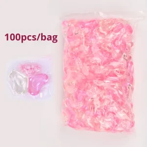 100 Pieces Three In One Eco Friendly Laundry Detergent Pods Long Lasting Fragrance Detergent Pearls in Stock