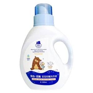 1000ml Concentrated Baby Anti Bacterial Laundry Detergent Gentle Hypoallergenic Fabric Wash Liquid for Infant Clothes