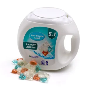 20g 3D Vorm Wasmiddel Gel Ball Capsules Geurige Wegwerp Pod voor Bulk Was van Kleding Staande Zak Verpakking