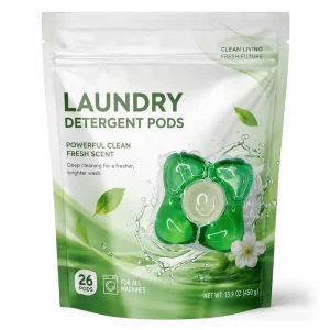 20g High Concentration Eco Friendly Laundry Detergent Pods Anti Bacterial Color Protector Deep Clean Fresh Scents Mild Formula