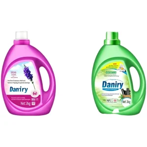 2kg High Quality Factory Sales Laundry Detergent Liquid Long Fragrance Lasting Removal Stain Remover Soft Laundry Liquid