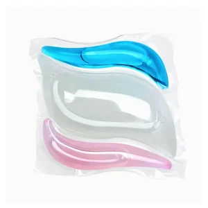 3 Chambers Wave Shape Laundry Pods Concentrated Eco Friendly Color Protector Laundry Detergent Capsules Long Lasting Fragrance