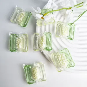 3 in 1 Concentrated Disposable Laundry Gel Beads Granular Perfume Detergent Capsules for Apparel Linen
