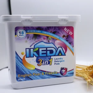 3 in 1 Organic Laundry Detergent Pods Gel Capsules From Reputable Supplier for Clothes Washing