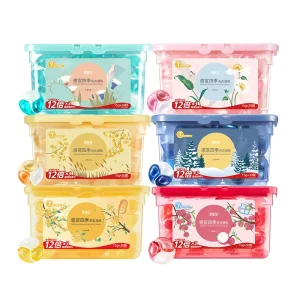 3 in 1 Washing Apparel Laundry Detergent Foam Pods Soap Beads Washing Manufacture Concentrated Capsules