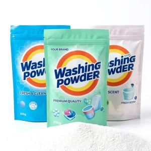 3kg 5kg Premium Custom Printed High Barrier Aroma Retention Laundry Detergent Bag Stand Up Pouch With Strong Zipper
