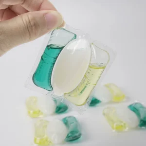 Cápsulas de detergente líquido ecológico 4 en 1 para lavandería, gel de lavado en cápsulas para el hogar