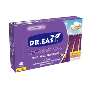 40 Sheets Fresh Fragrance Softens Clothes and Reduces Static Fabric Softener Dryer Sheet