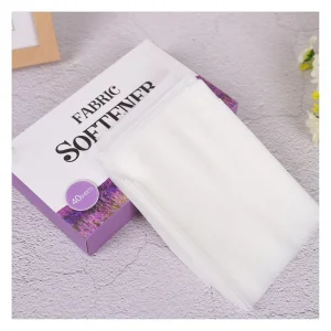 40sheets Laundry Detergent Scented Fabric Softener Sheet Household Cleaning for Clothing Dryer Solid Lavender for Apparel