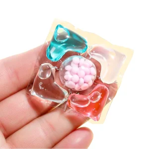 5 in 1 Concentrated Laundry Detergent Pods Quick-Dissolving Deep Cleansing Gentle on Clothes Fresh Scent
