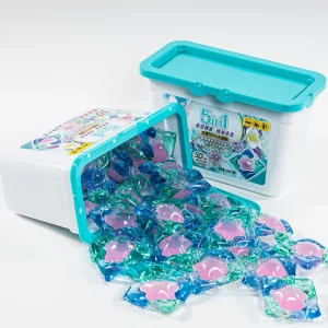 5-in-1 Custom Lasting Fragrance Brighten Low Foam Softening Color Protection Laundry Detergent Pods Bulk Option for Laundry