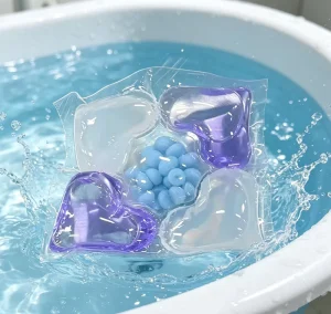 5 in 1 Disposable Apparel Laundry Capsules with Deep Cleaning Long Lasting Fragrance and Color Protection OEM Factory