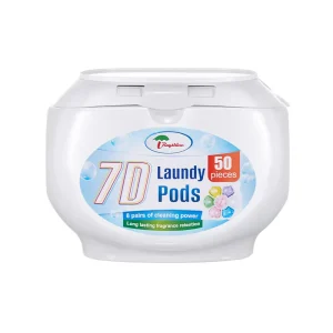 7 in 1 Laundry Pods Cleaning Laundry Detergent With Fragrance Booster Beads 50 Pcs/box