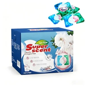 8 in 1 Laundry Pods Luxury Scented Strong Cleaning Tough Decontamination Eco-Friendly Color Protector Apparel Detergent Capsules