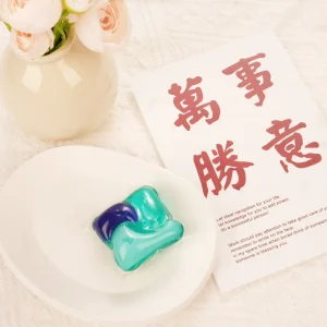 All-in-One Eco-Friendly Disposable Detergent Capsules Liquid Powder Fragrance Beads Customizable Design 3D Multi-Chamber Laundry