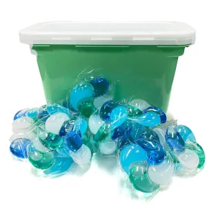 Authentic Customizable 4 in 1 Laundry Pods High Concentrated Plant Based Disposable Capsules for Apparel OEM ODM Supported