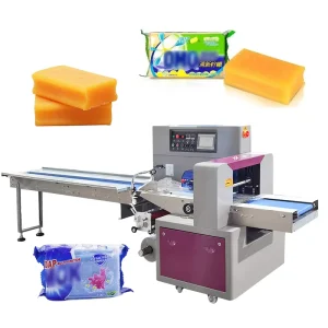 Automatic Pillow Bag Hotel Soap Bar Toilet Soap Packing Machine Laundry Bar Soap Wrapping Machines