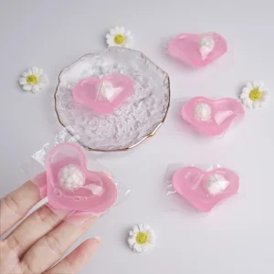 Bead in Bead Technique Heart Shape Laundry Detergent Pod Deep Cleaning Softening Beads