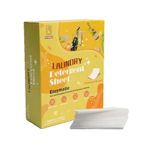 Biodegradable Eco Friendly Laundry Sheet Pure Natural Plant Laundry Detergent Sheets Strips