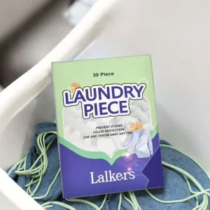 Biodegradable Natural Eco Friendly Laundry Detergent Sheets Fabric Care Boxed 30 Pieces 11cm X 14cm Travel Friendly