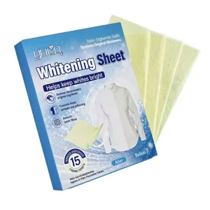 Biodegradable Natural Eco Friendly Scent Laundry Whaitening Sheets Fabric Care Boxed 50 Pieces Travel Friendly