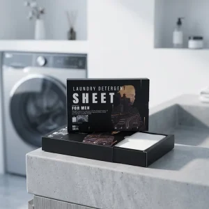 Black Code Laundry Tablets Biodegradable Eco Friendly Laundry Detergent Strips