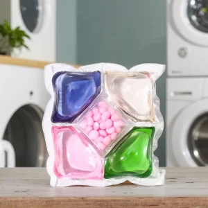 Bulk 5 in 1 Laundry Detergent Capsules 8g Powerful Cleaning Long-Lasting Floral Scent Biodegradable & Easy to Use