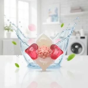 Clean and Environmentally Friendly Laundry Capsules 5-in-one Antibacterial Laundry Beads with Fragrance Enhancer