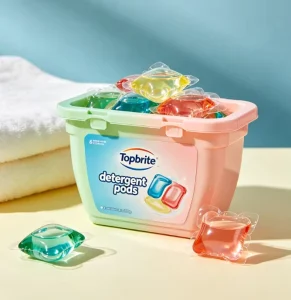 Cloth Washing Private Label High Concentrate Laundry Detergent Pods 15g 3 in 1 Washing Capsules