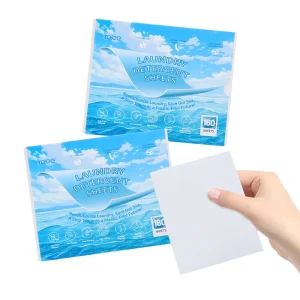 Clothes Clean No Plastic Jug Laundry Detergent Sheets Private Label Laundry Detergent Sheet