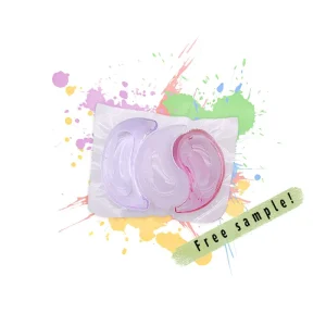 Cápsulas de Detergente para Roupa Descartáveis com Proteção de Cor e Remoção de Manchas para Produtos de Limpeza Doméstica