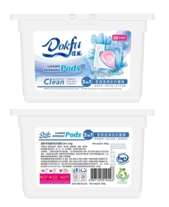 Concentrated 3 In 1 Eco Friendly Laundry Capsules with Fruity Floral Scent Deep Cleaning Color Protection for All Fabrics