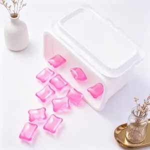 Viên giặt sinh thái dùng một lần cô đặc với sức mạnh tẩy rửa vượt trội, an toàn cho việc sử dụng hàng ngày, cung cấp nhãn hiệu riêng tùy chỉnh