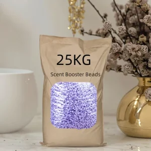 Custom 25kg Long lasting Lavender Scent Laundry Booster Beads with Antibacterial Softener 15 30% Active Ingredients
