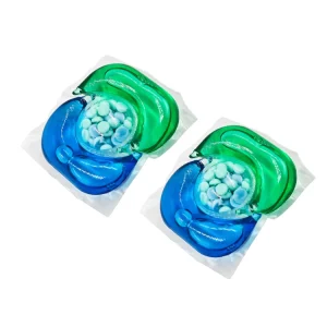 Custom Fragrance Laundry Pods 3 in 1 Eco Detergent Beads Dual Layer Non Irritant for Washing Machines