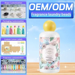 Custom Mixed Fruity Scent Booster Laundry Fragrance Beads Long lasting 300g Bottled Apparel OEM Protective Clothing Bulk