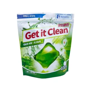 Custom Reusable Laundry Detergent Pods Laminated Material Mylar Food Packaging Laundry Capsule Bags for Korean Use with ISO8317