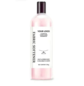 Customizable Scent Fabric Softener Bulk Liquid Lavender Rose Options Anti Pilling For Private Label Business