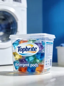 Customized Color Eco Friendly Laundry Detergent Pods 3 in 1 Laundry Detergent Pods Bulk Soap Beads Washing Pods