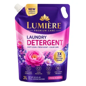 Customized Logo Washing Liquid Laundry Clean Premium Printing Products Plastic Laundry Detergent Packaging Bags