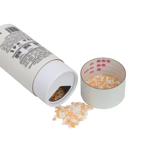 Customized Recycled Biodegradable Cardboard Paper Tube Packaging Box for In wash Clothing Laundry Fragrance Scent Booster Beads