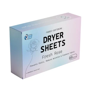 Customized Tumble Fabric Softener Dryer Sheet Apparel Detergent Laundry Dryer Sheets
