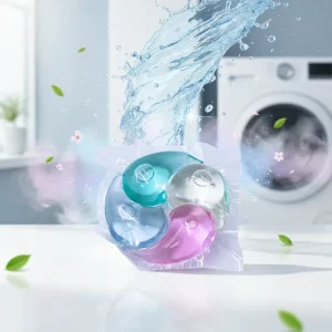 Deep Clean Disposable Eco Friendly Anti Bacterial Softening Laundry Pods Long Lasting Fragrance for Sensitive Skin Apparel