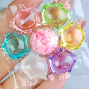 Disposable Detergent 6 in 1 Laundry Pods Floral Fruity Fragrance Low Foam Biodegradable Machine Hand Wash Apparel