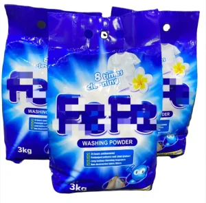 Disposable Eco Friendly Washing Powder Detergent for Apparel Cleaning Custom Packing From China