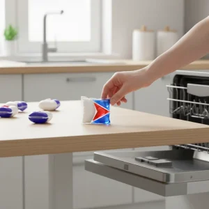 Disposable Solid Dishwasher Detergent Pods Deep Cleaning Tablets for Effective Dishwashing
