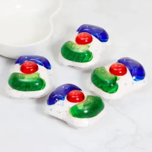Double Layer Dish Washing Pod Dish Washing Powder and Liquid Cleaning Strong Grease Cleaning Powder Pod 14.5 g