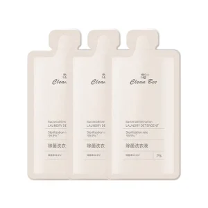 Eco Friendly 20g Single Packed Liquid Laundry Soap for Apparel Deep Cleaning Low Foam Disposable OEM ODM Service