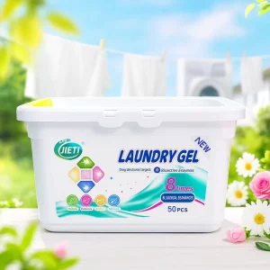 Cápsulas de detergente biodegradables 5 en 1 para lavadoras HE, sin fosfatos, suministro OEM a granel